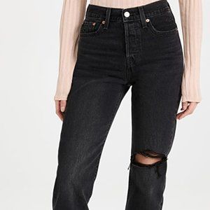Levi's Wedgie Straight Distressed Jeans Size 30